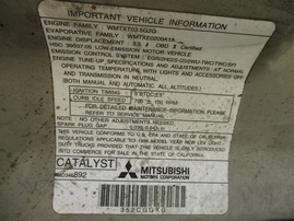 1998 MITSUBISHI MONTERO GOLD 3.5L AT 4WD 163778